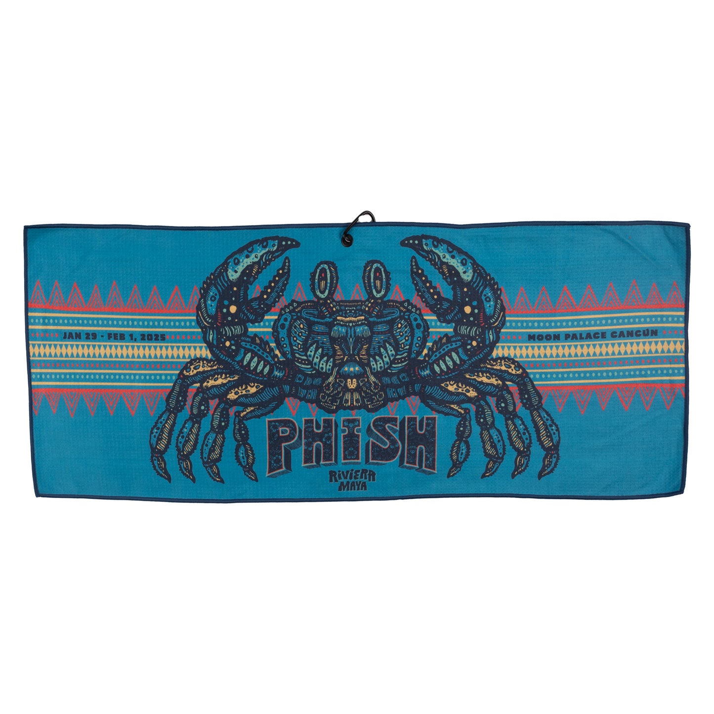 Crab Riviera Maya Sports Towel w/ Grommet