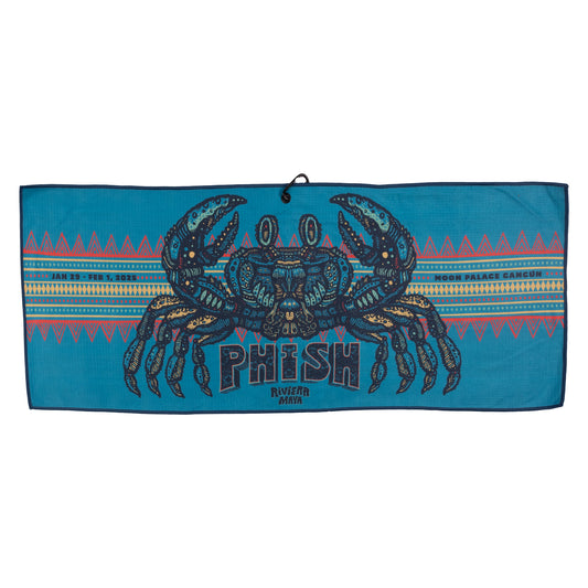 Crab Riviera Maya Sports Towel w/ Grommet
