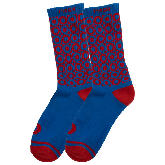 Atomic Fish Donut Socks