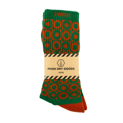 Atomic Fish Donut Socks