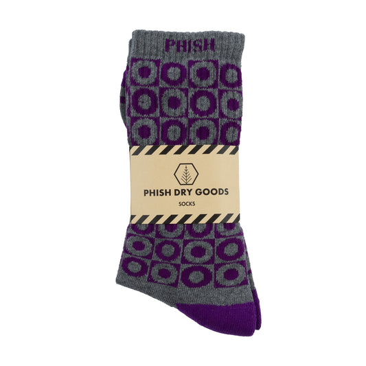 Atomic Fish Donut Socks