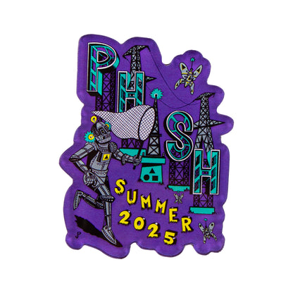 Summer Tour 2025 Pollock Robot Butterfly Magnet