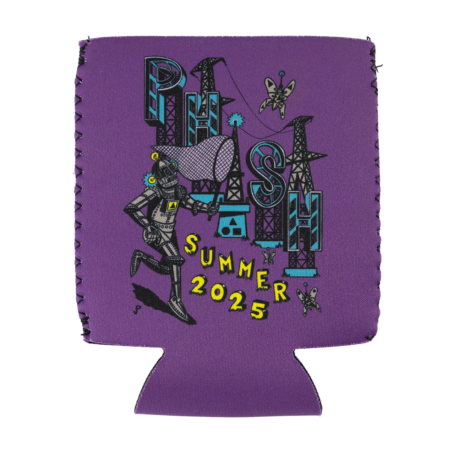 Summer Tour 2025 Pollock Robot Butterfly Can Cooler