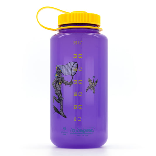 Summer Tour 2025 Pollock Robot Butterfly 32 oz. Nalgene Water Bottle