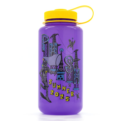 Summer Tour 2025 Pollock Robot Butterfly 32 oz. Nalgene Water Bottle