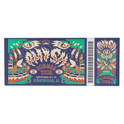 September Summer Tour 2025 Ticket Magnets