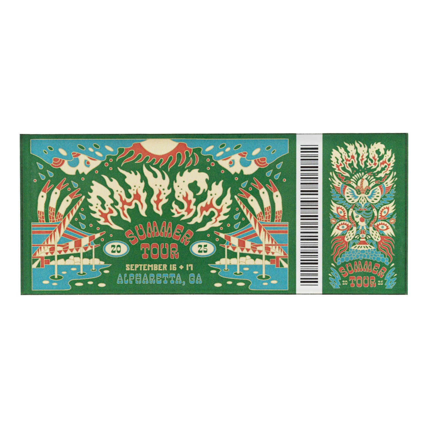 September Summer Tour 2025 Ticket Magnets – Phish Dry Goods