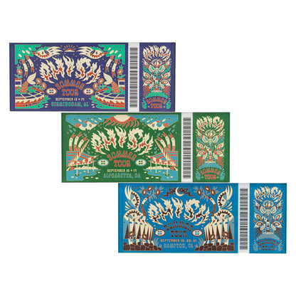 September Summer Tour 2025 Ticket Magnets