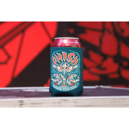 Flaming Bird Head Summer Tour Can Cooler
