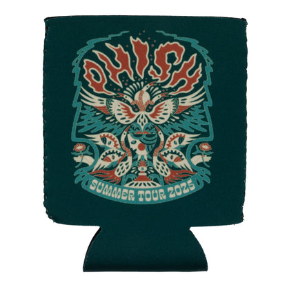 Flaming Bird Head Summer Tour Can Cooler