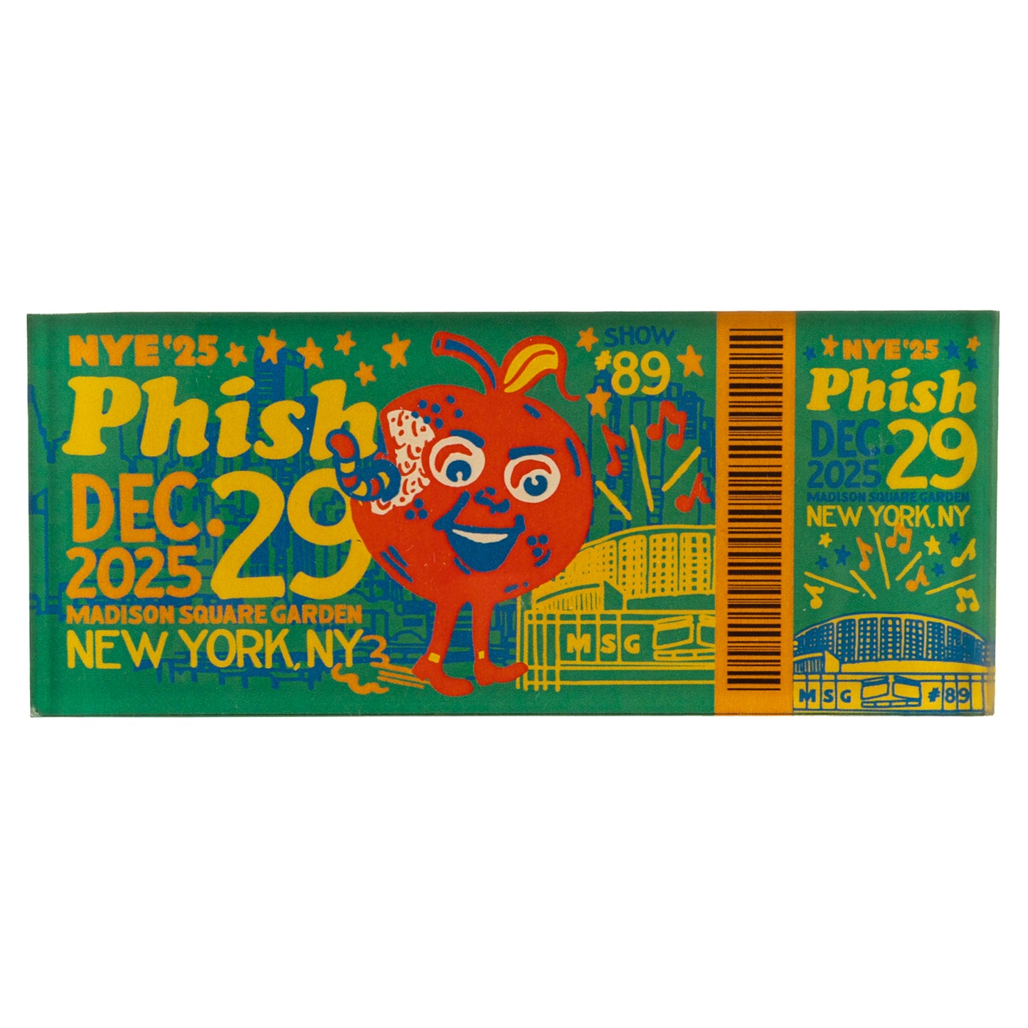 Apple of My Eye New Years Run 25 Ticket Magnets