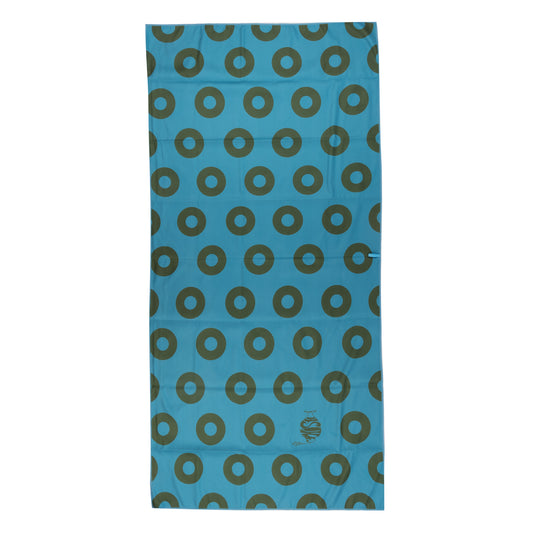 Fishman Donut Quick Dry Towel Olive/Teal
