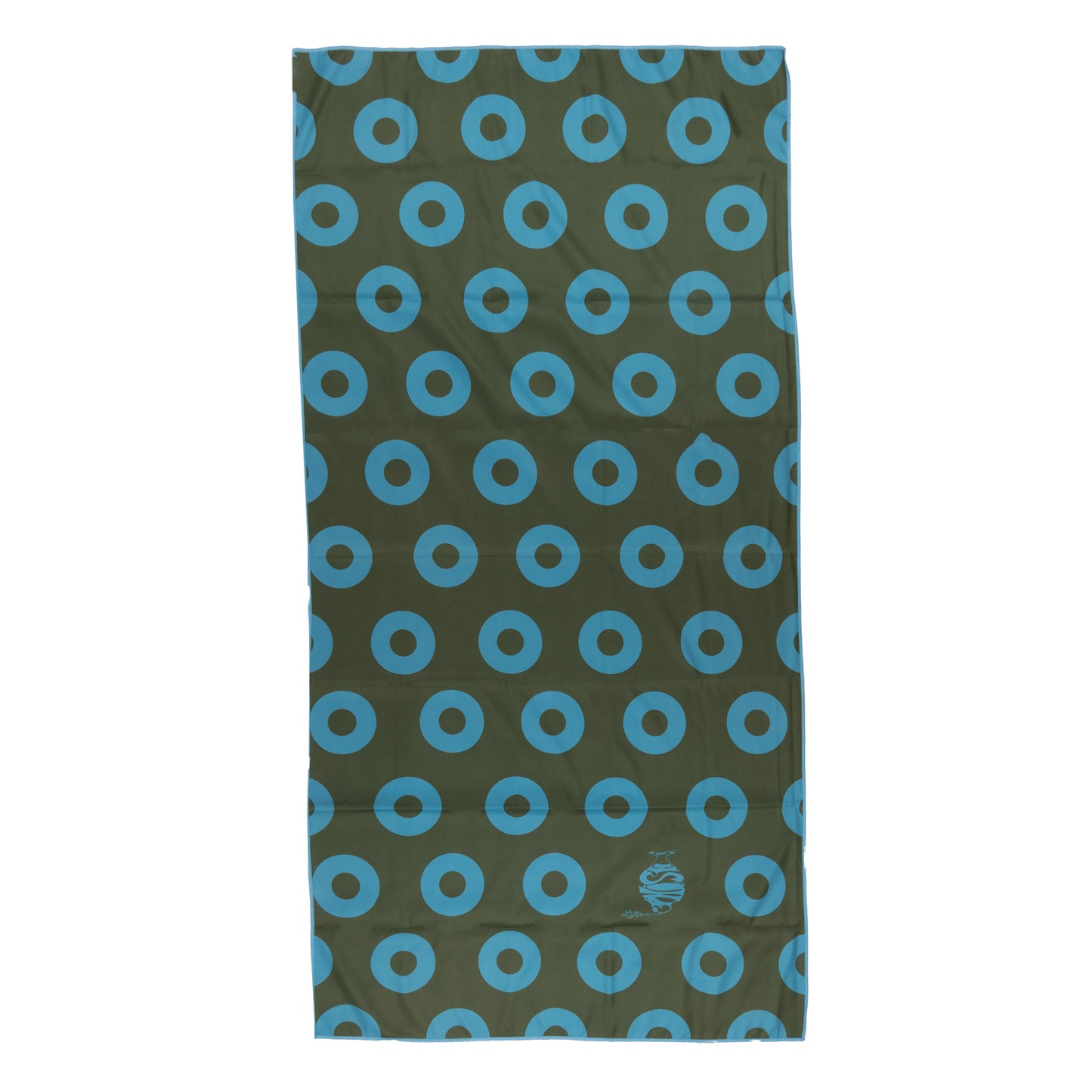Fishman Donut Quick Dry Towel Olive/Teal