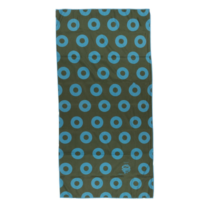 Fishman Donut Quick Dry Towel Olive/Teal