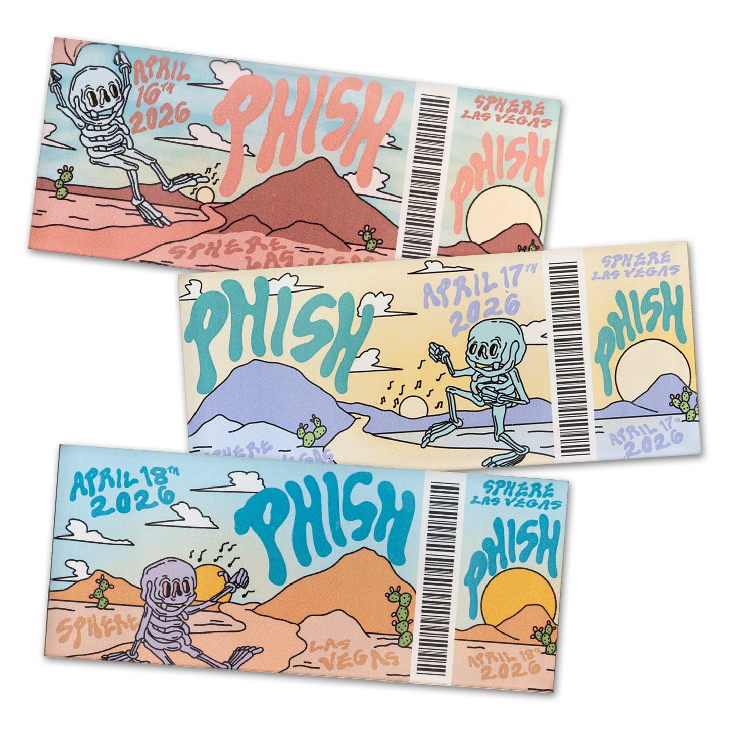 Sphere '26 Ticket Magnets