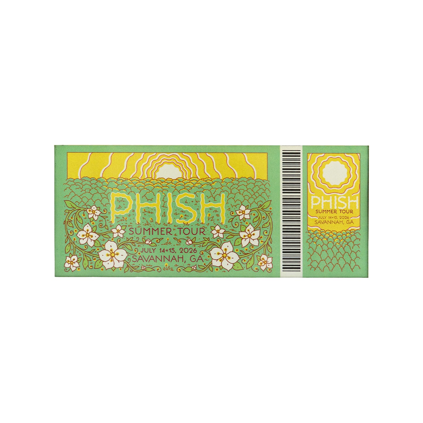 Summer Tour 2026 Ticket Magnets