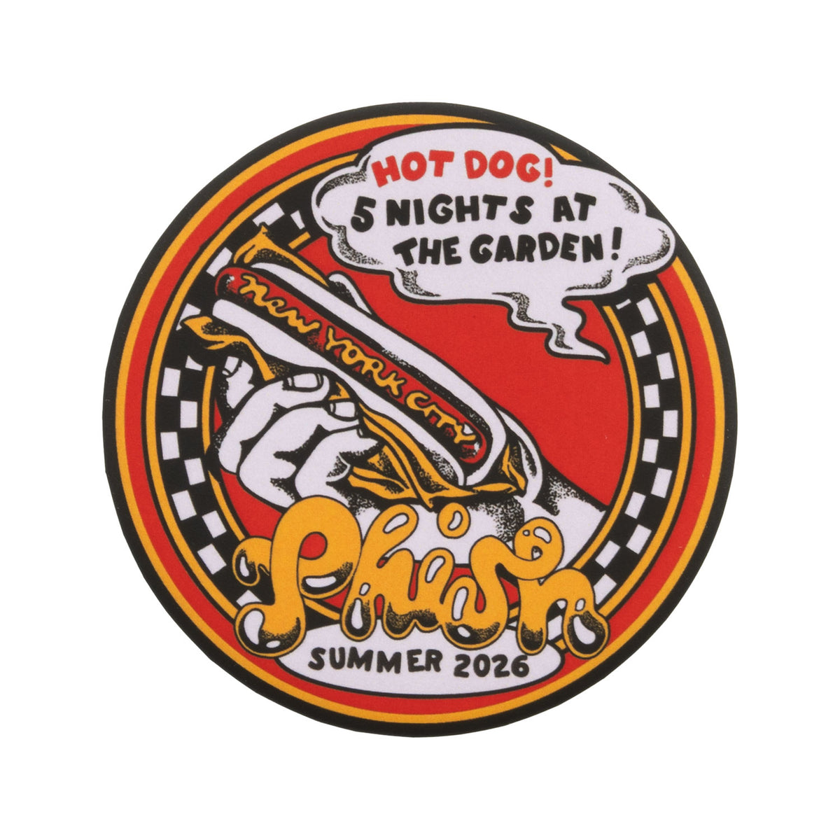 Hot Dog! Oversized Button