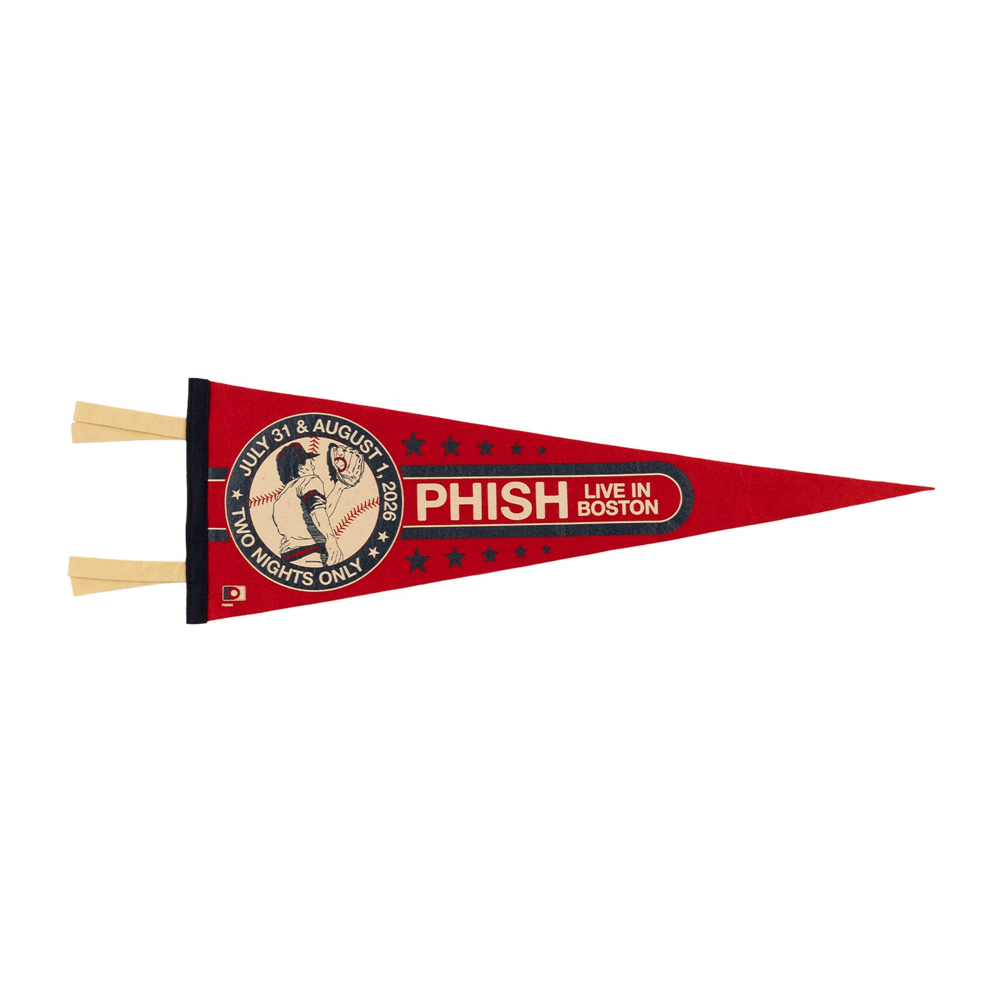 Phish x Oxford Pennant Fly Ball Baseball Pennant