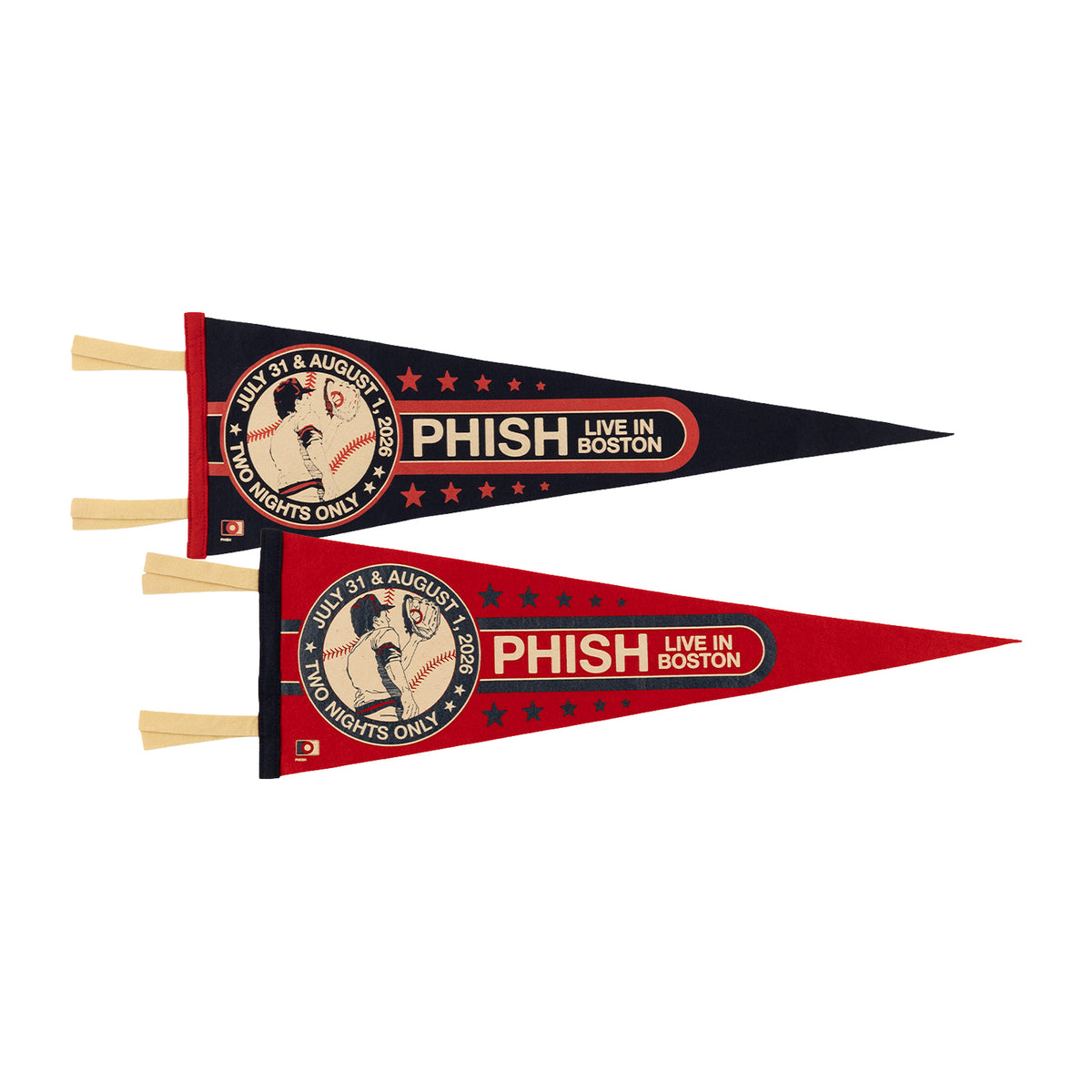 Phish x Oxford Pennant Fly Ball Baseball Pennant