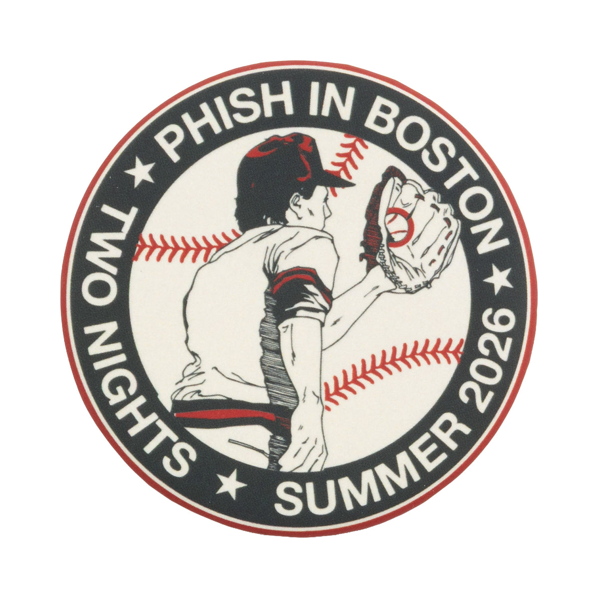 Fly Ball Fenway Round Button