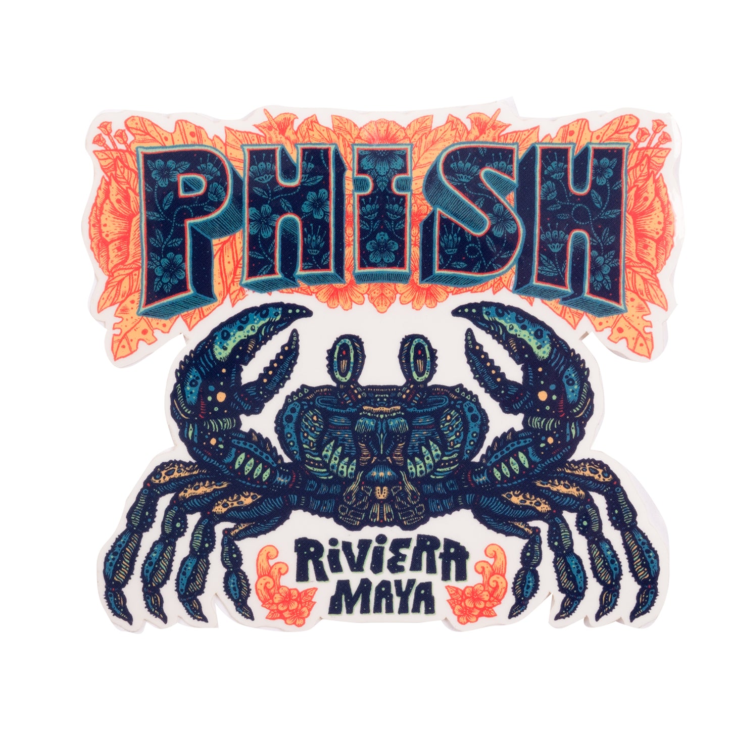 Crab Riviera Maya Event Sticker