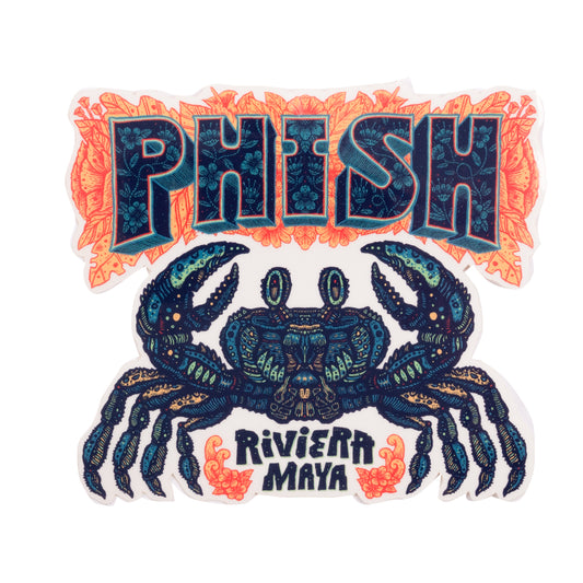 Crab Riviera Maya Event Sticker