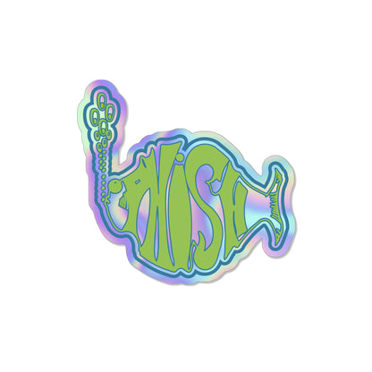 Holographic Classic Logo Sticker
