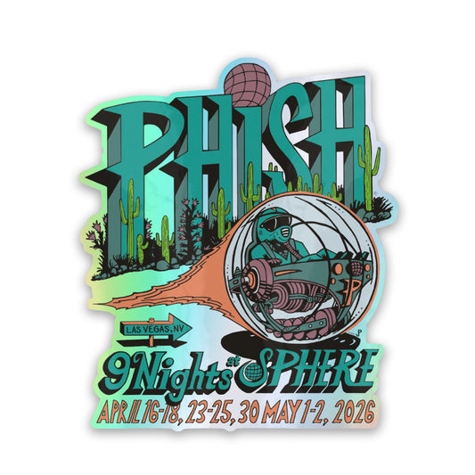 Pollock Rolling Unit Holographic Sphere '25 Sticker