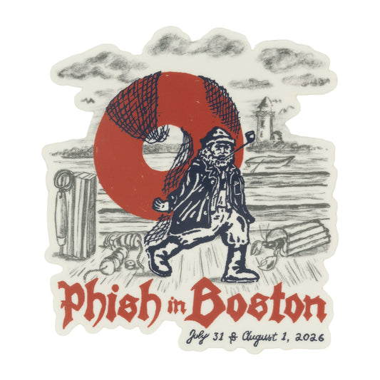 Gordon Fishmerman Boston Sticker