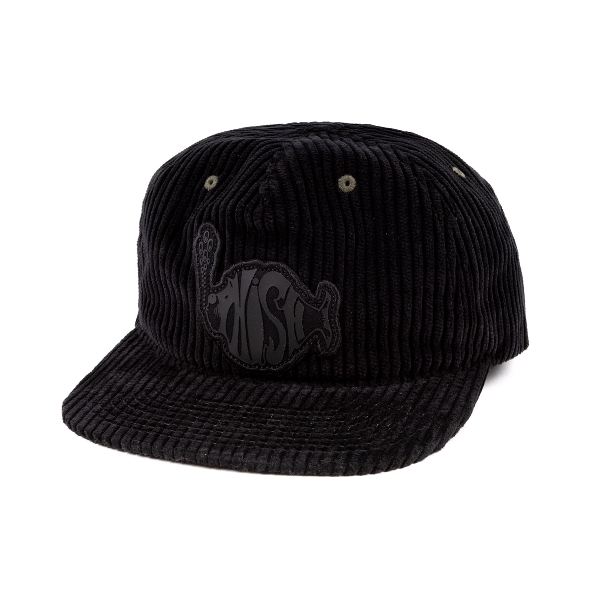 Stealth Black Corduroy Hat