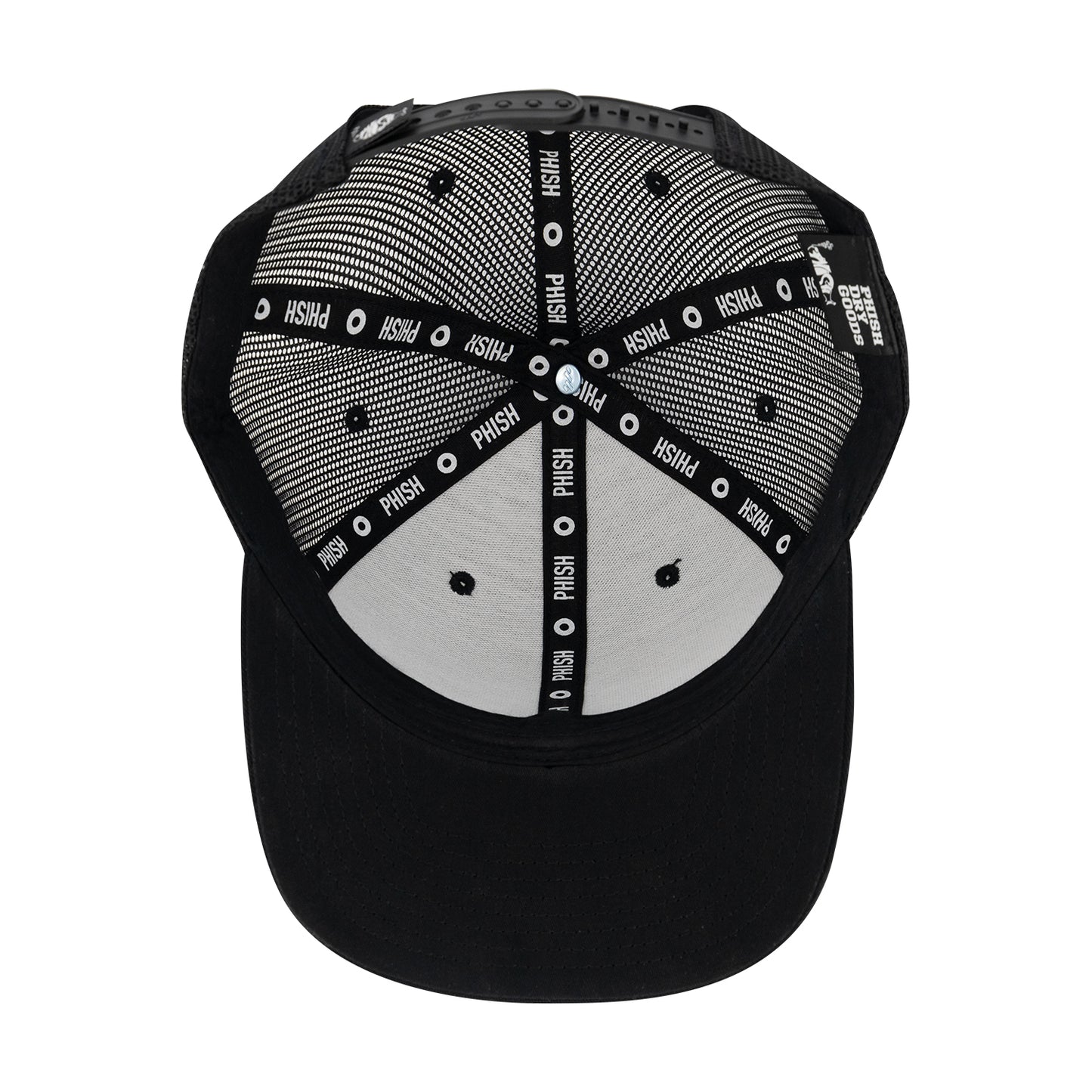 Stealth Logo Hat on Black