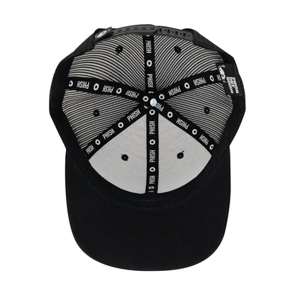 Stealth Logo Hat on Black