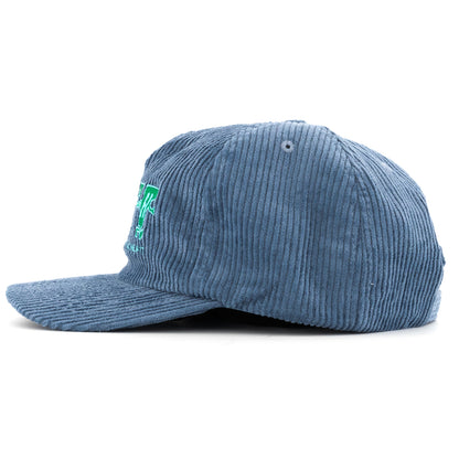 Let's Get Going Event Hat on Slate Blue Corduroy