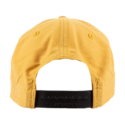 Spilled Coffee NYE Run Snapback Cap on Mustard
