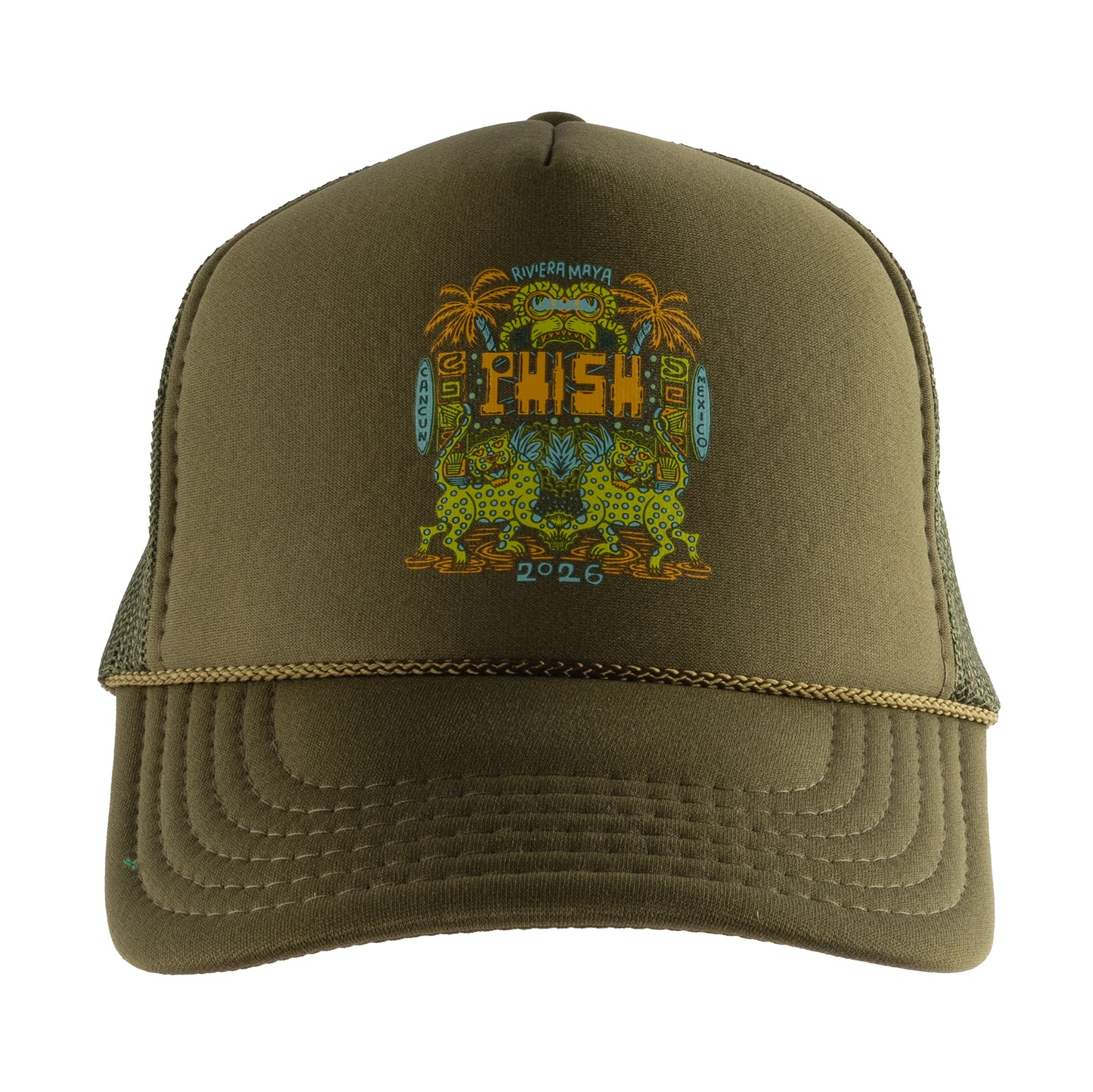 Dancing Jaguars Riviera Maya 26 Foam Trucker Hat