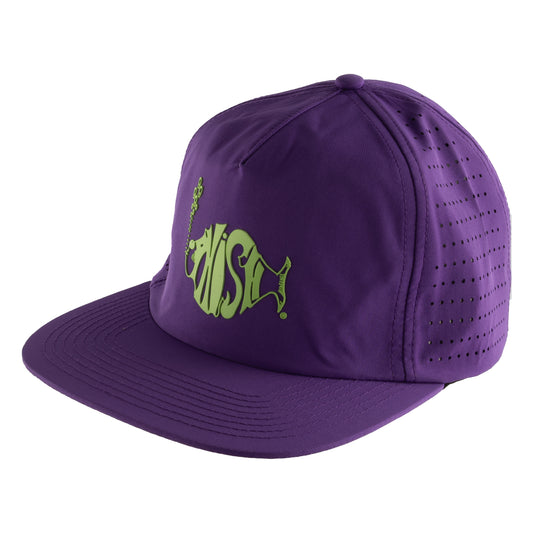 Phish Logo NYLON RIPSTOP HAT - Purple/Lime
