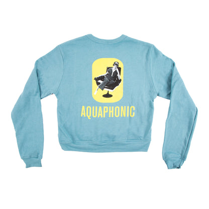 Aquaphonic Women's Crew Sweatshirt - Blue Lagoon