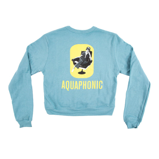 Aquaphonic Women's Crew Sweatshirt - Blue Lagoon