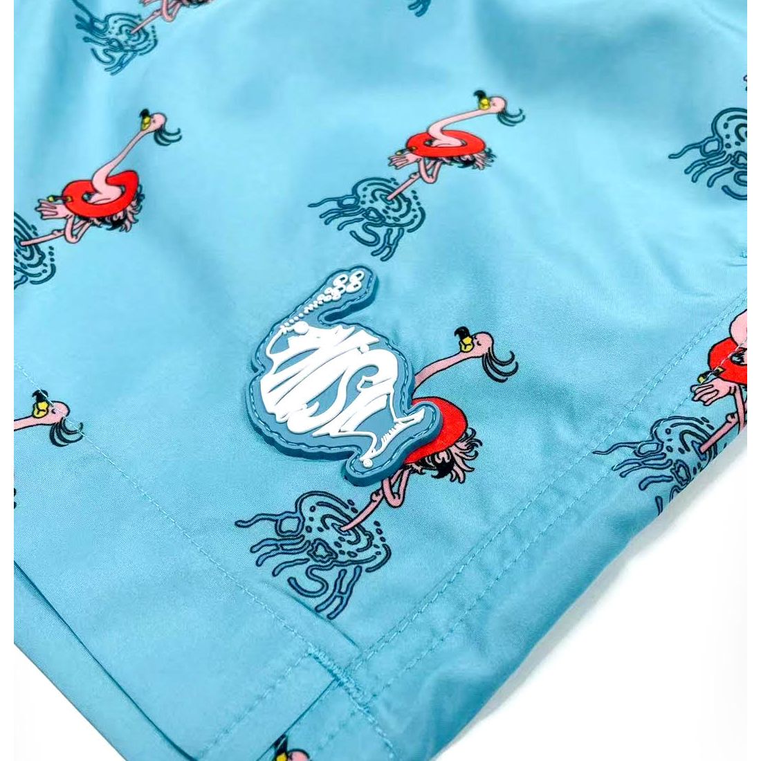 Pups In Trouble Flamingo  Swim Trunks