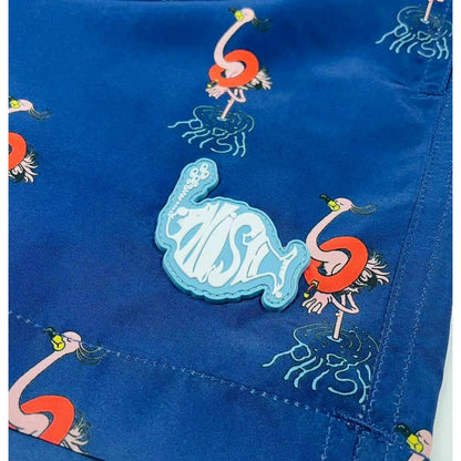 Pups In Trouble Flamingo  Swim Trunks