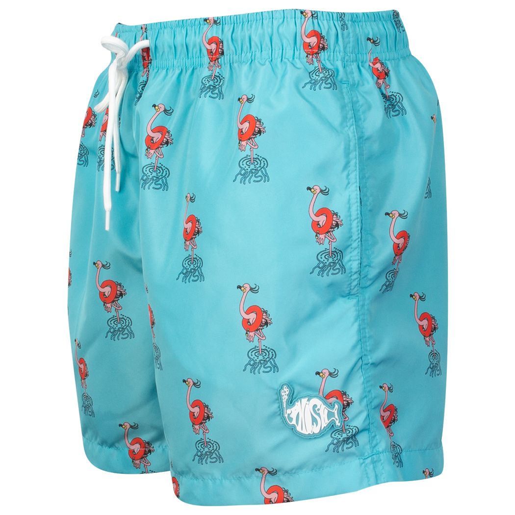 Pups In Trouble Flamingo  Swim Trunks
