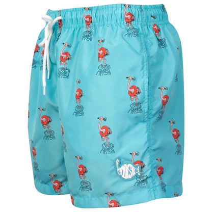 Pups In Trouble Flamingo  Swim Trunks