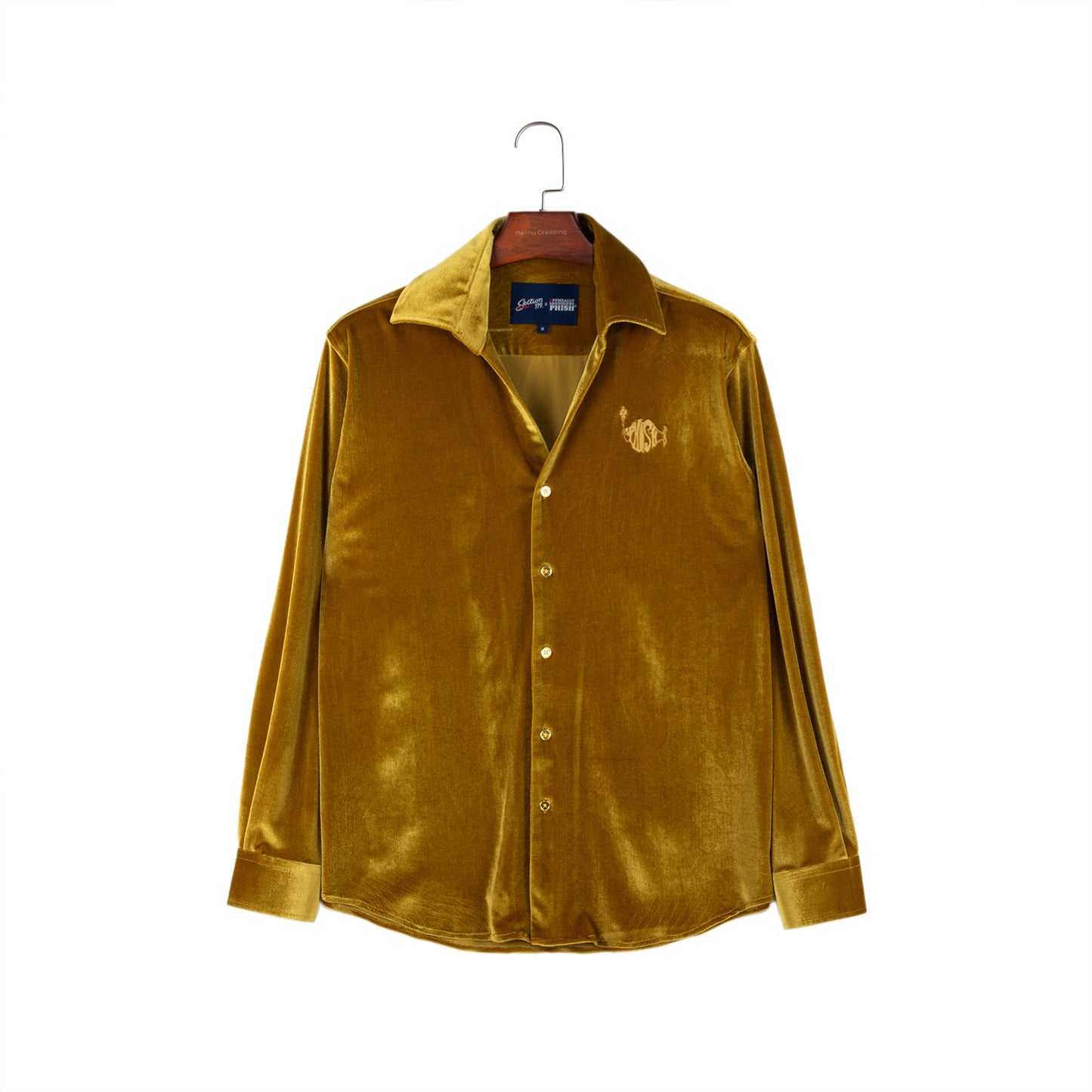 Trey Clifford Ball Velour Button Down Shirt