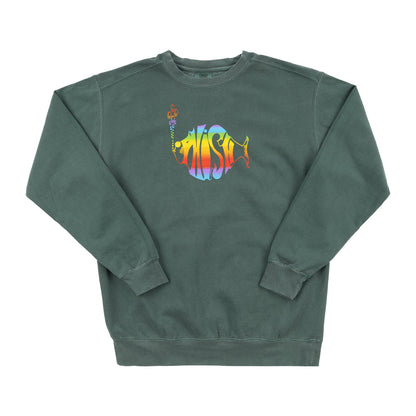 Classic Rainbow Logo Crewneck Sweatshirt