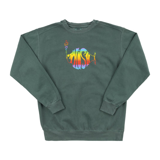 Classic Rainbow Logo Crewneck Sweatshirt