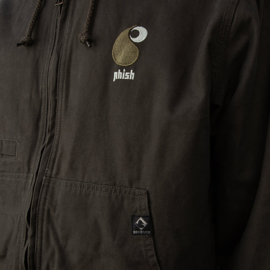 Winter Power Move Drop Jacket on Olive