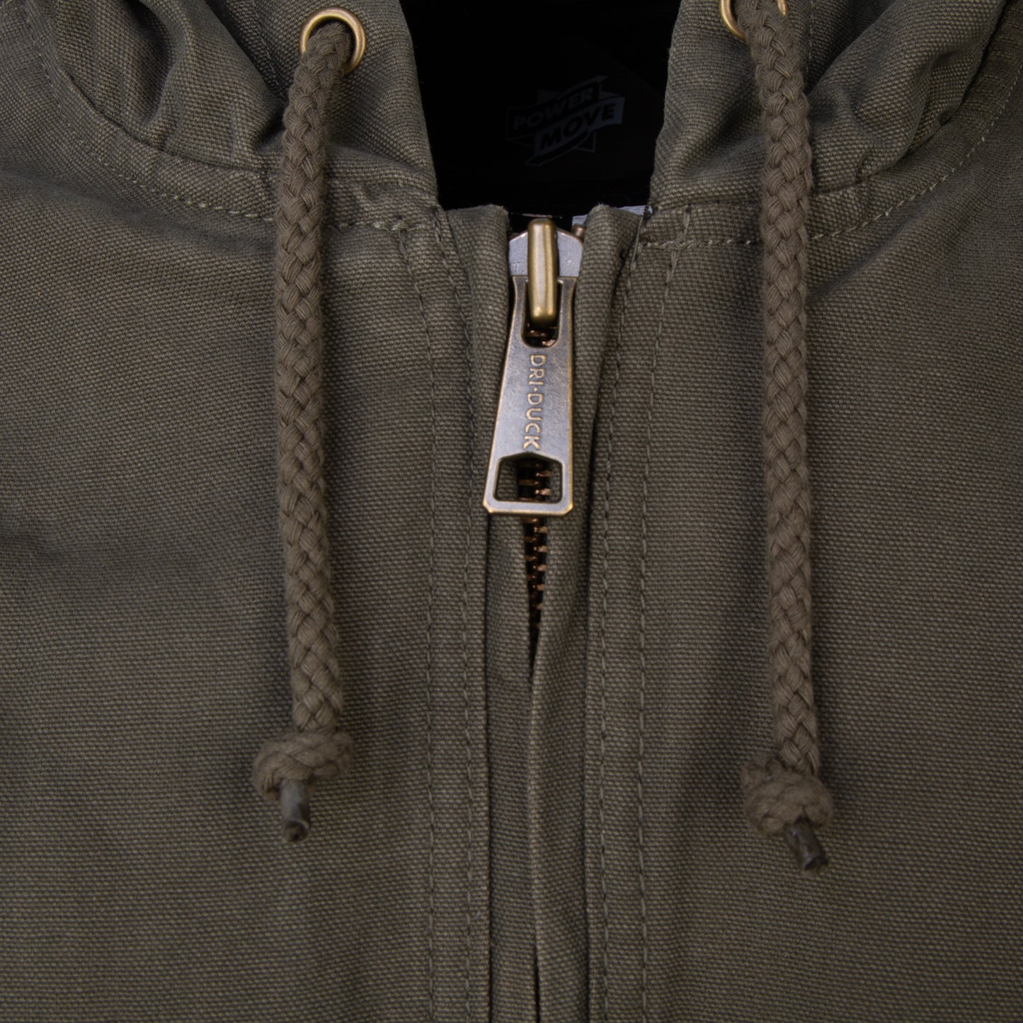 Winter Power Move Drop Jacket on Olive