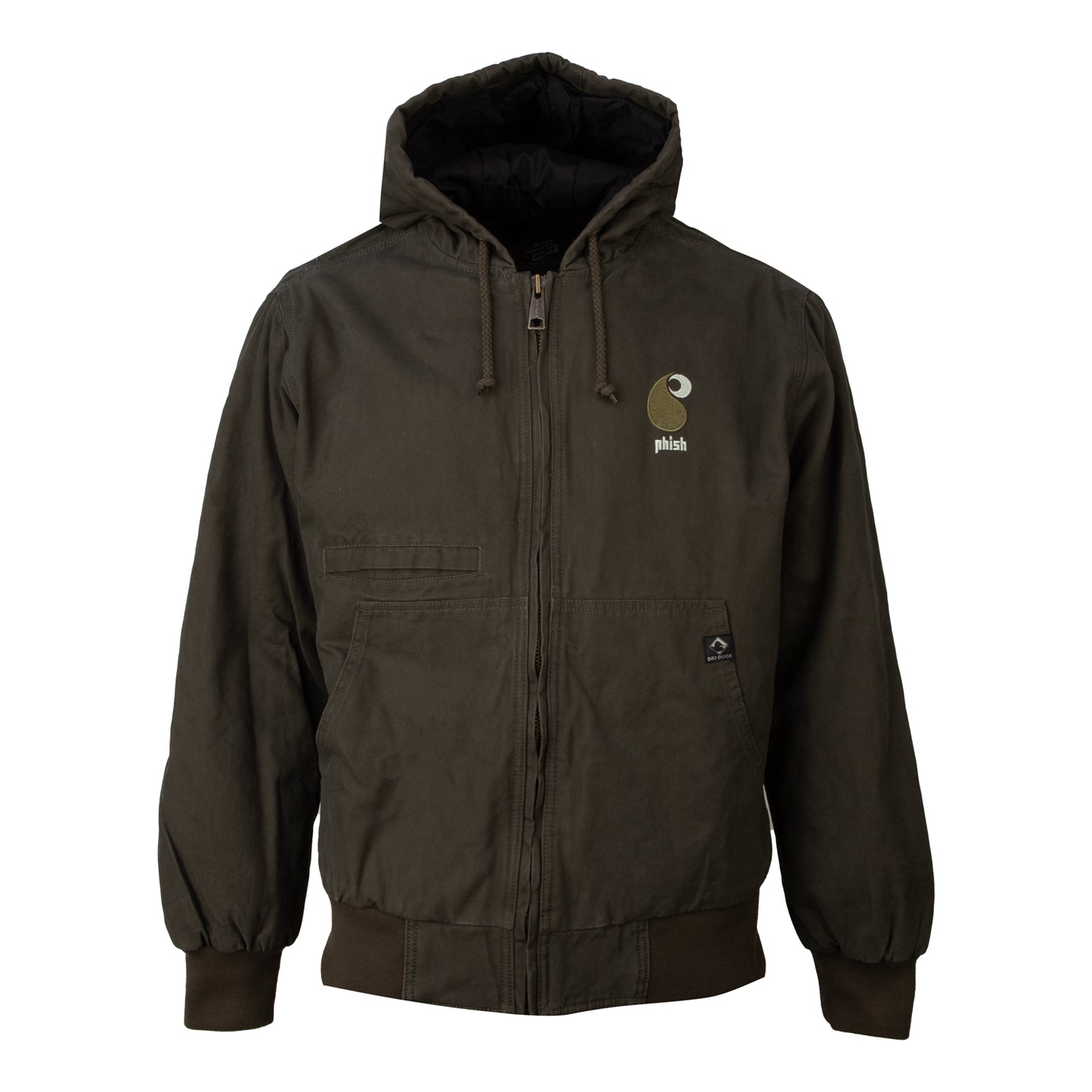 Winter Power Move Drop Jacket on Olive