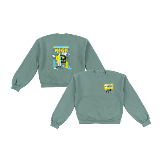 Bootlegger Cassette New Year's Eve 25 Womens Crewneck Sweatshirt