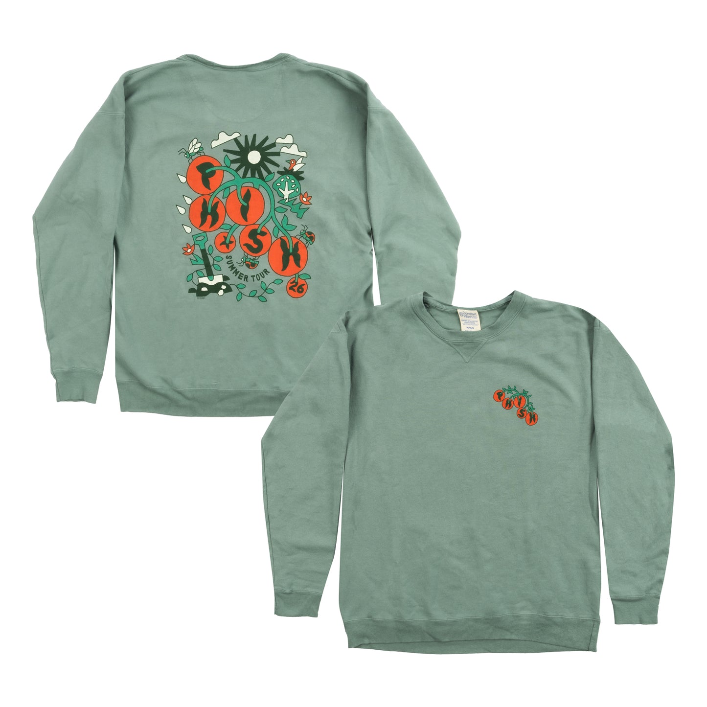Homegrown Tomatoes Summer Tour 2026 Crewneck Sweatshirt